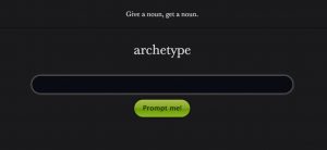 give a noun get a noun screenshot